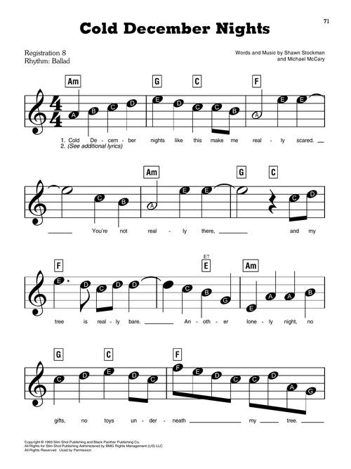 100 plus belles chansons de Noël (piano facile)