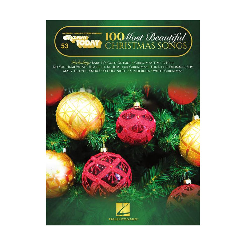 100 plus belles chansons de Noël (piano facile)