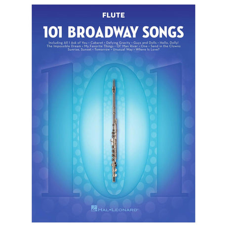 101 Broadway shows flute sheet music