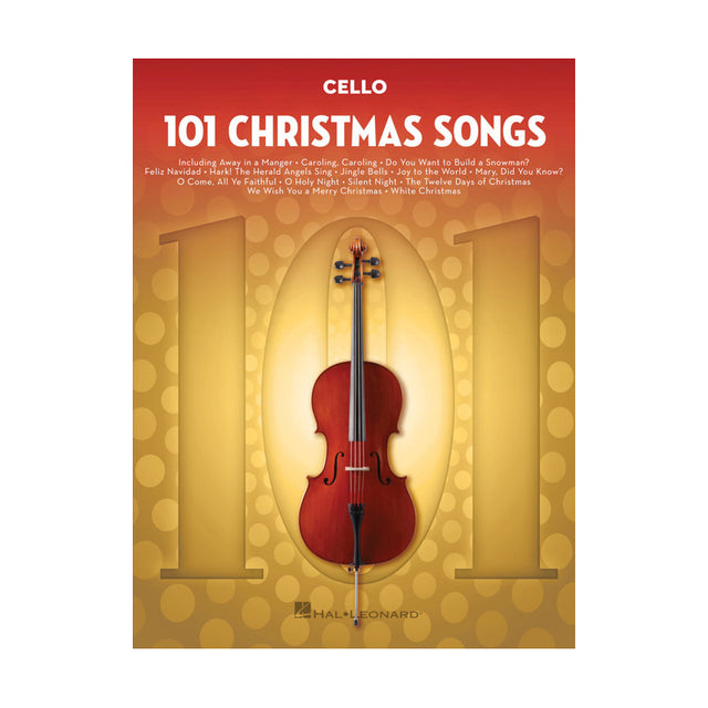 101 Songs for cello Christmas sheet music