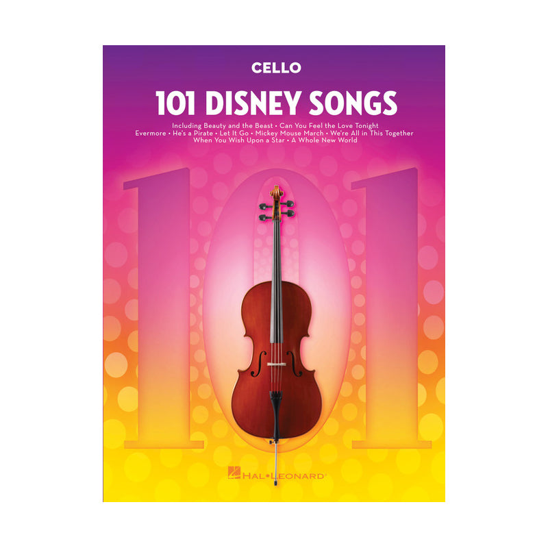 101 Disney songs for cello sheet music