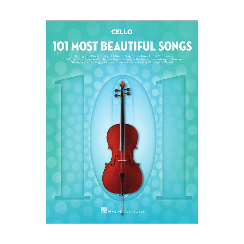 101 most beautiful songs cello sheet music