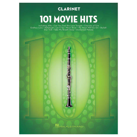 101 movie hits for clarinet sheet music