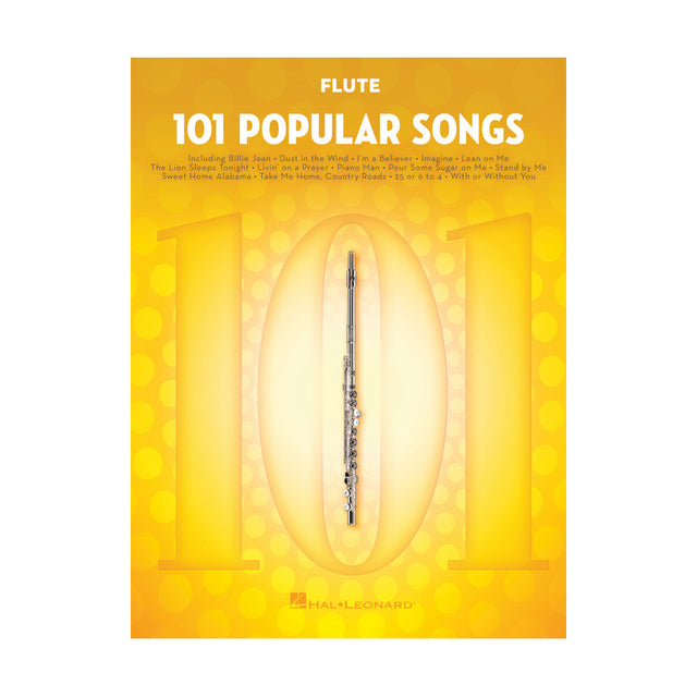 101 popular songs for flute sheet music