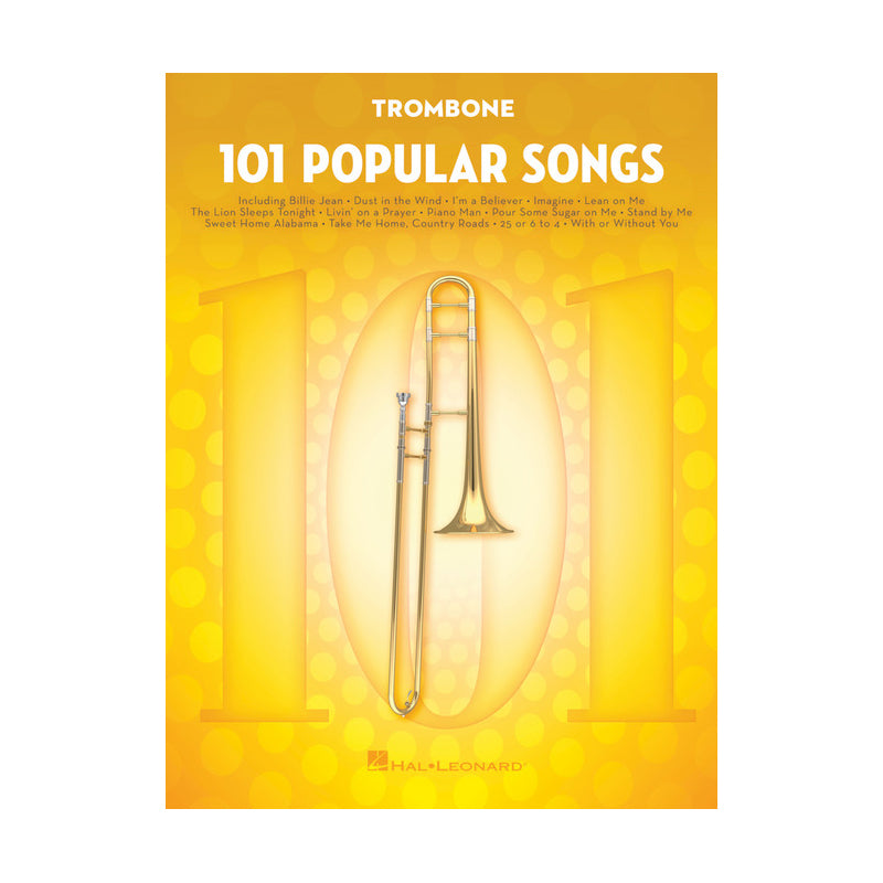 101 popular songs for trombone sheet music