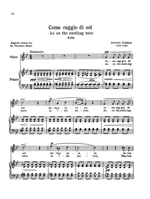 24 Italian Songs and Airas for Medium High & Medium Low Voice