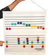 Teach kids music with felt staff for classroom