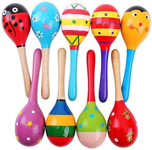 4.5 inch kids maracas classroom percussion