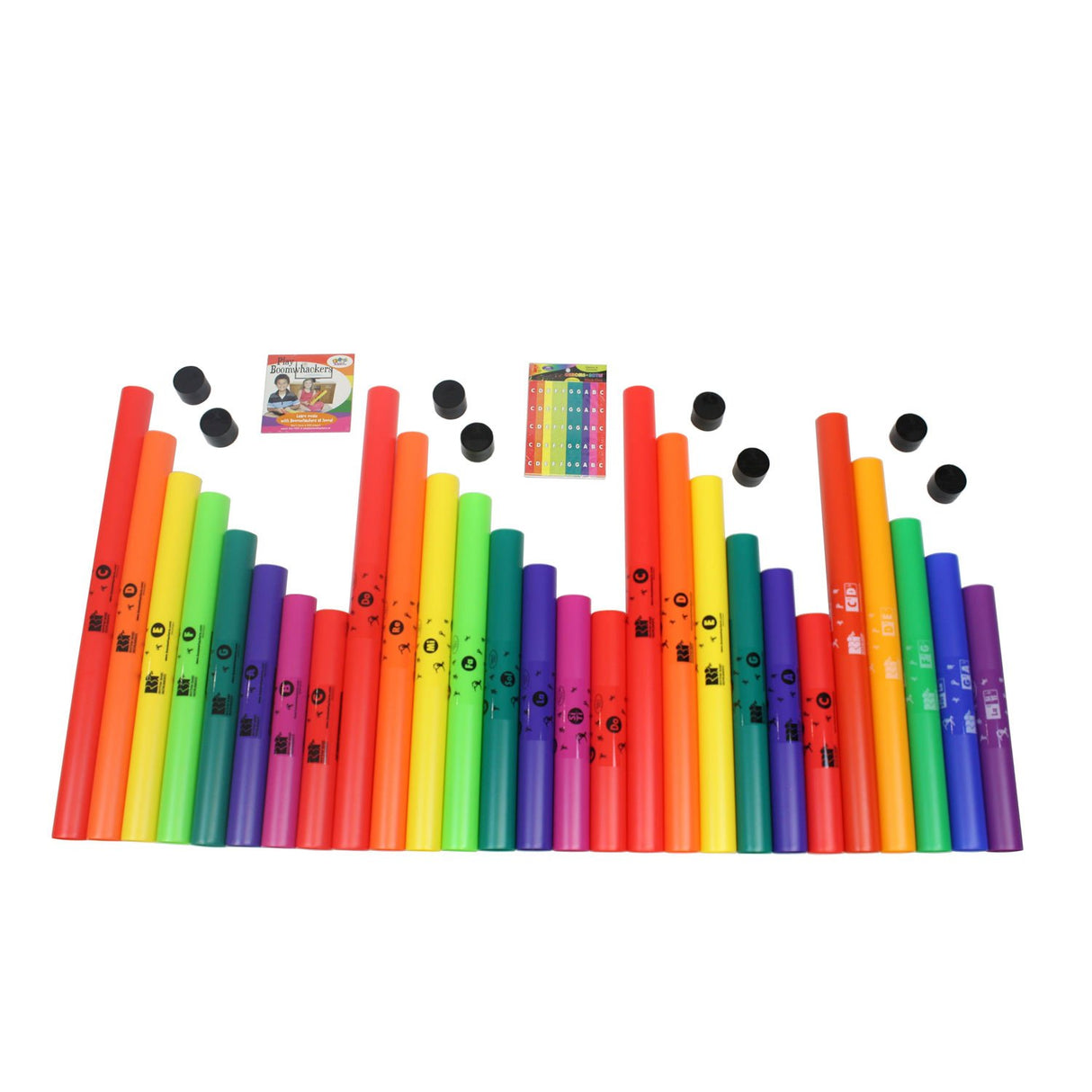 Activity pack of Boomwhackers classroom set of kids musical Instruments