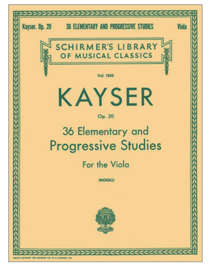 Kayser - 36 Études élémentaires et progressives