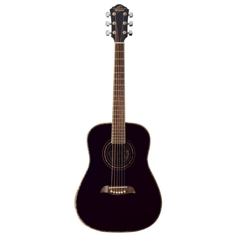 Oscar scmidt black acoustic 3/4 dreadnaught guitar