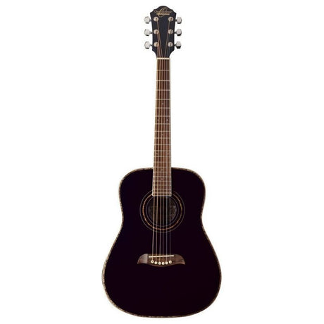 Oscar scmidt black acoustic 3/4 dreadnaught guitar