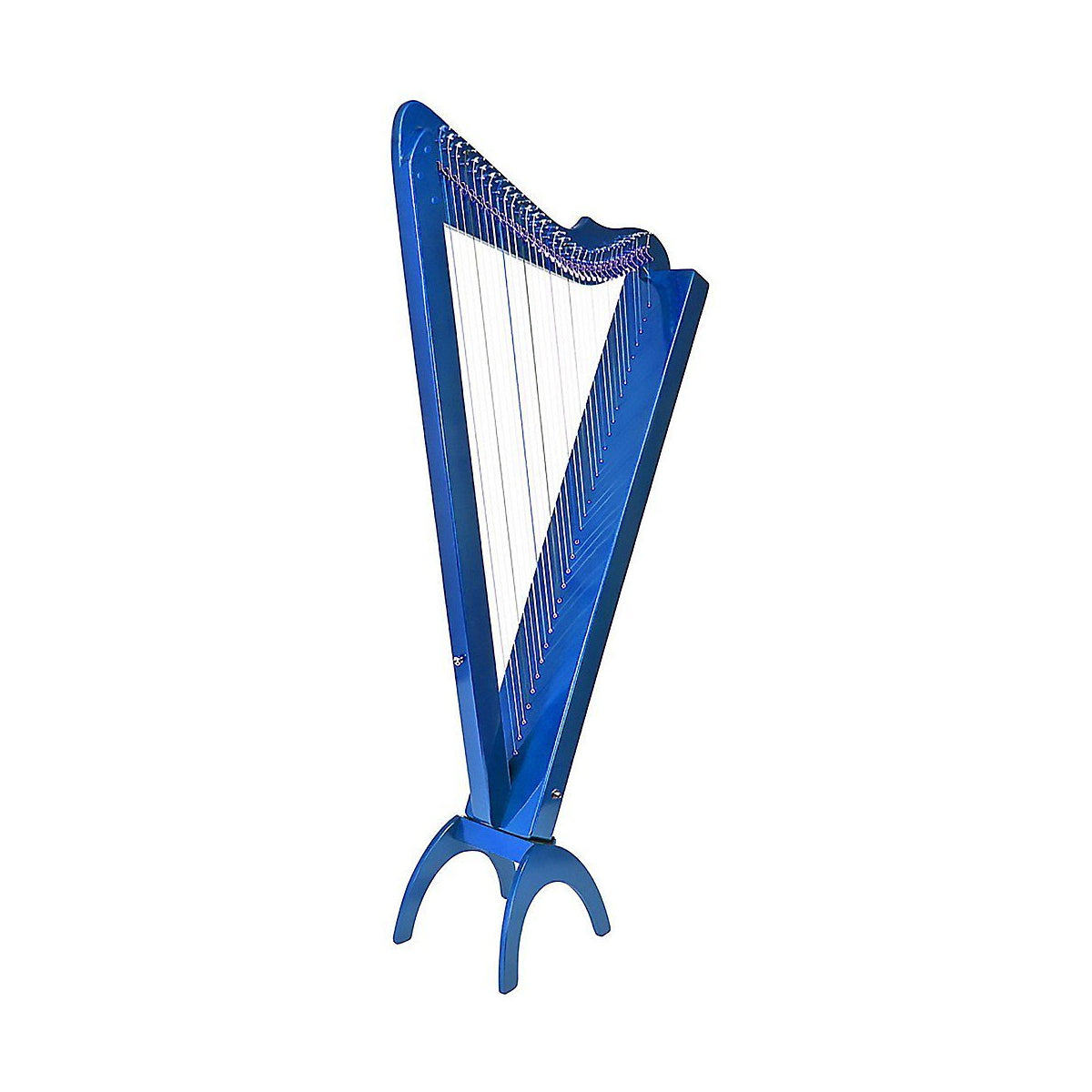 Rees harps Harpsicle grand in blue