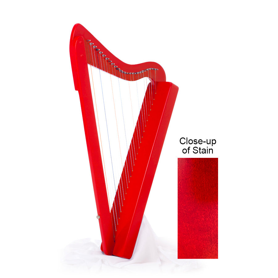 Rees harps harpsicle in red