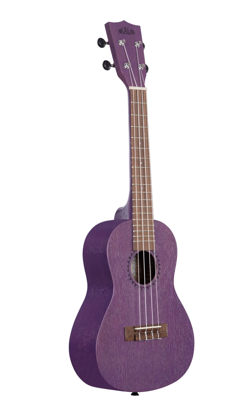 Kala Royal Purple Stained Meranti Soprano Ukulele