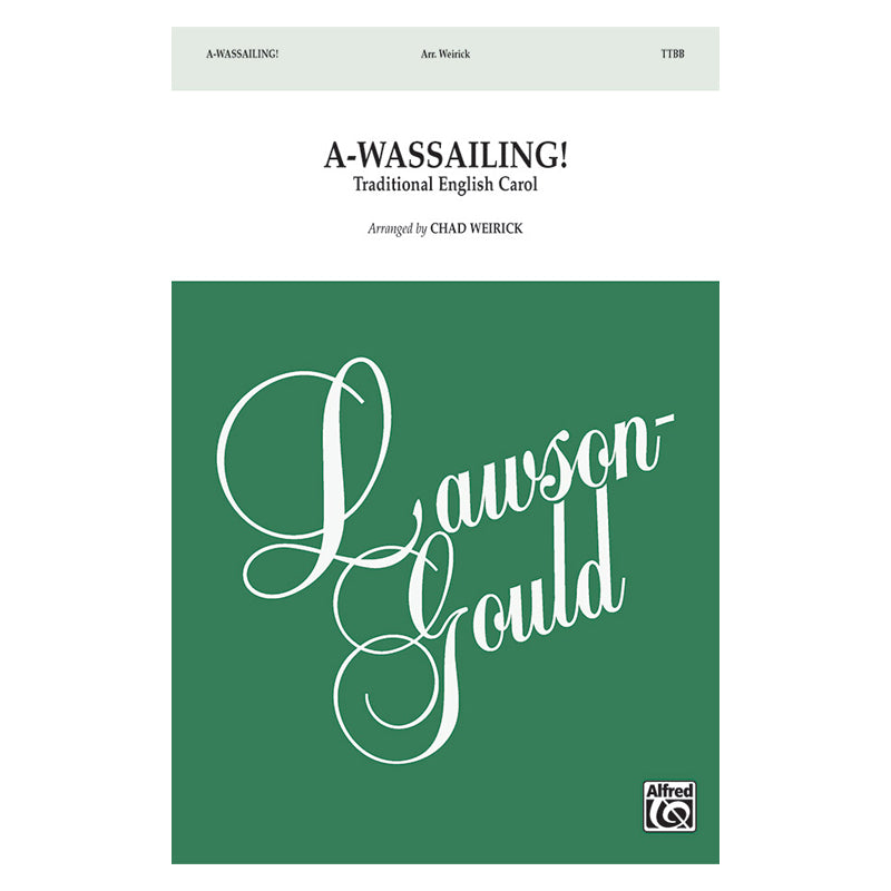 Men’s choir a-wassailing Christmas sheet music
