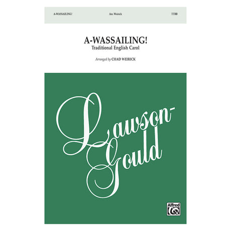 Men’s choir a-wassailing Christmas sheet music