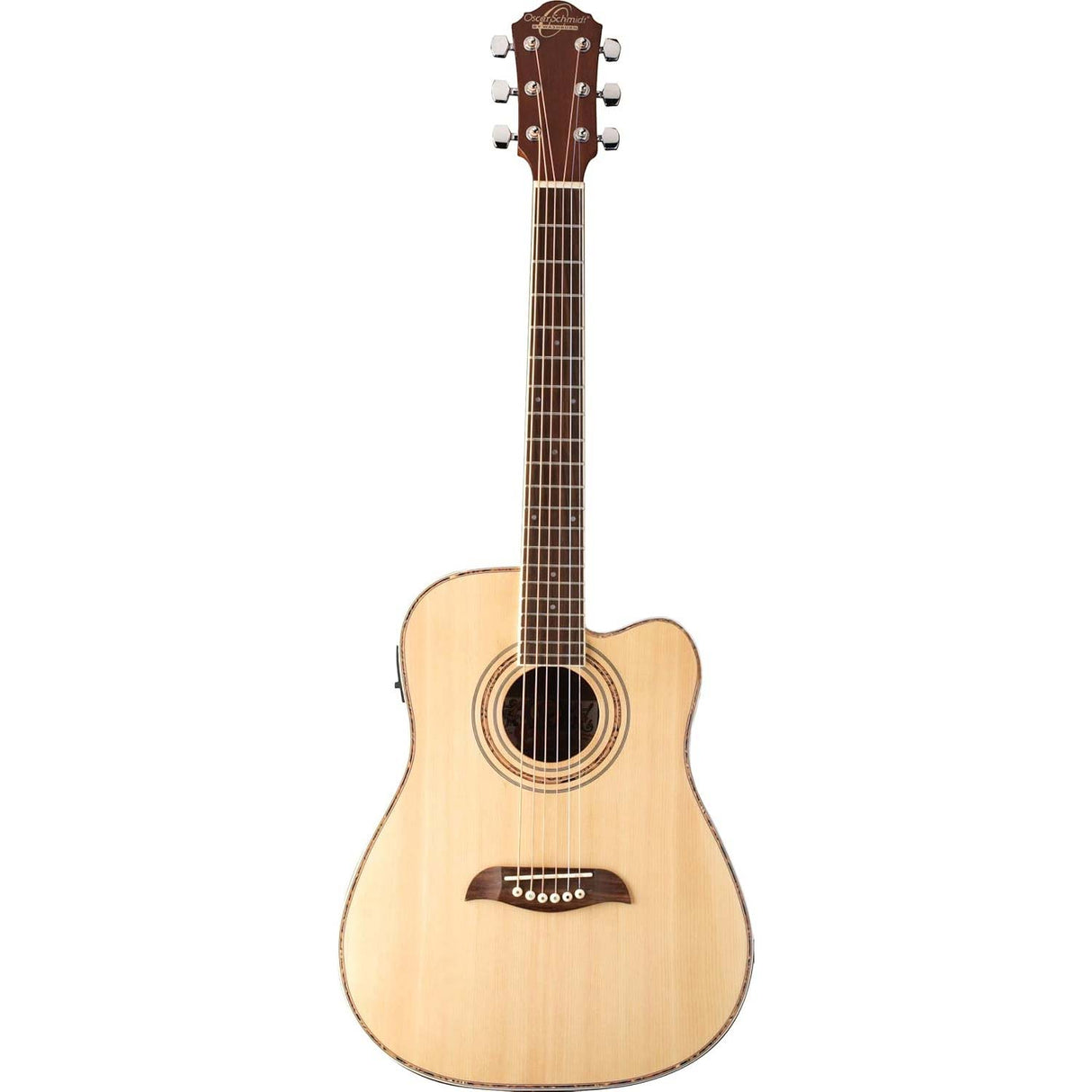 Oscar Schmidt OG1CE 3/4 Acoustic-Electric Guitar - Natural