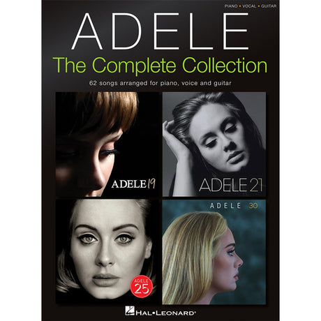 Adele the complete collection songbook for piano sheet music