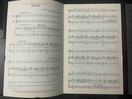 alleluia mack wilberg sheet music sung by tabernacle choir