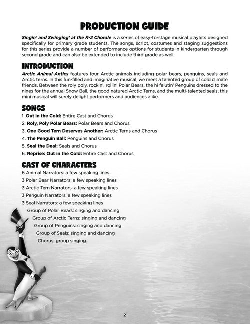 arctic animal antics mini kids musicals
