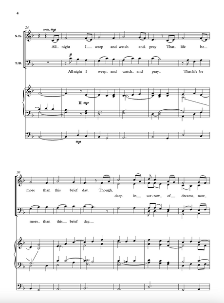 because of him by mack wilberg sung by tabernacle choir sheet music