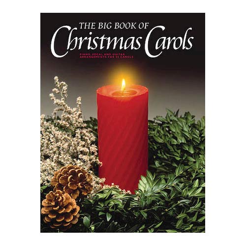 big book of christmas carols sheet music for piano, vocal and guitar