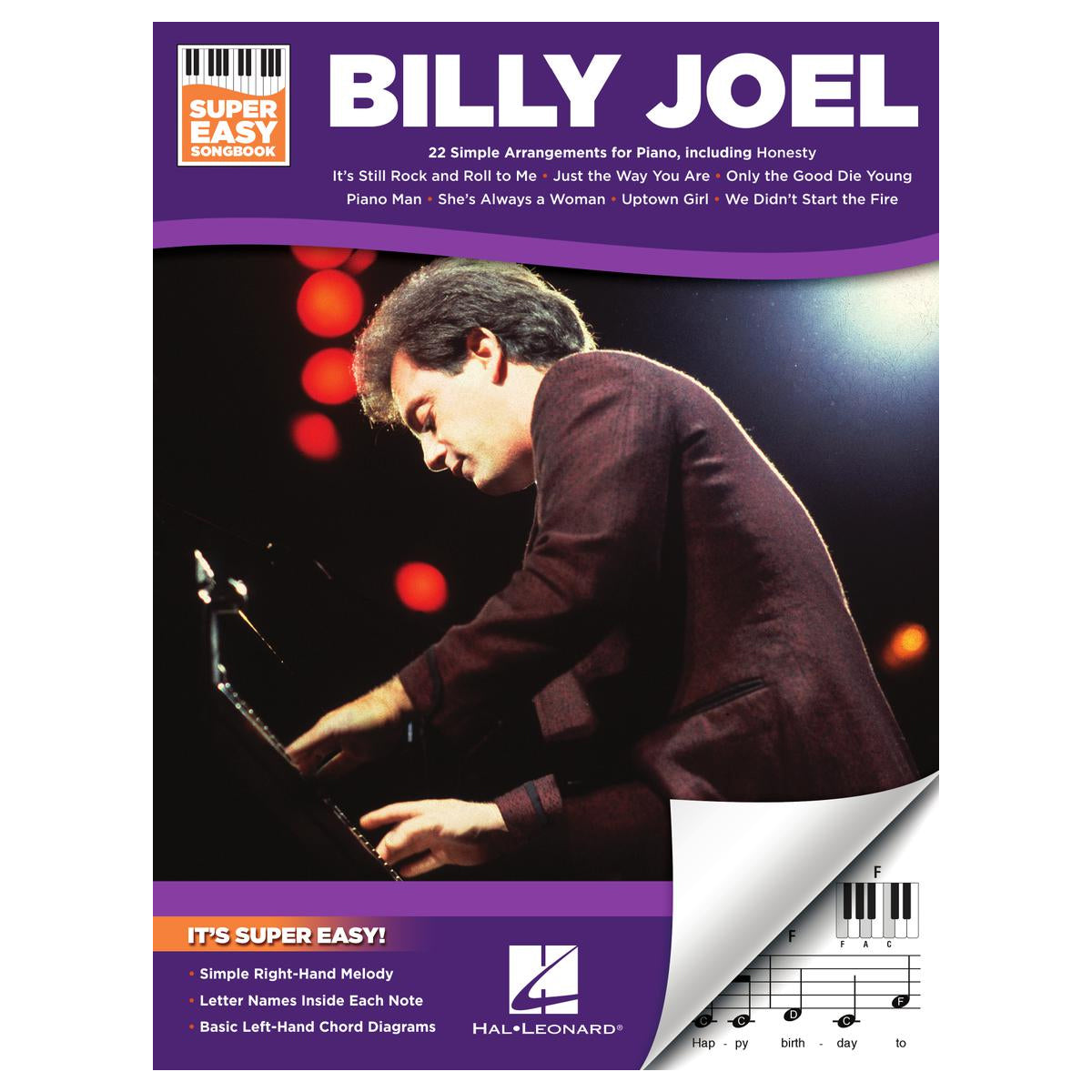 Billy Joel sheet music for easy piano