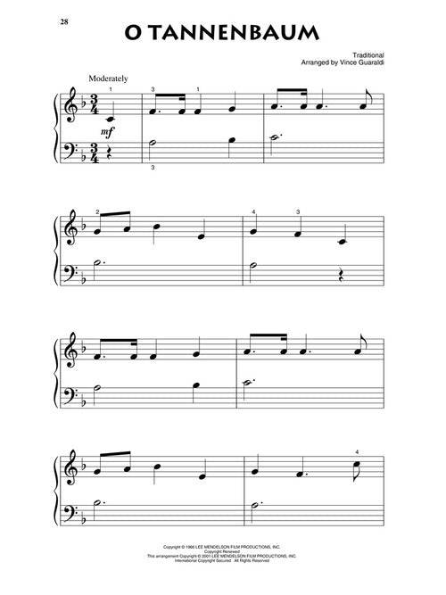 A Charlie Brown Christmas Beginning Piano Solos