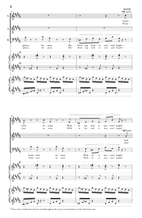 child of light by mack wilberg sheet music