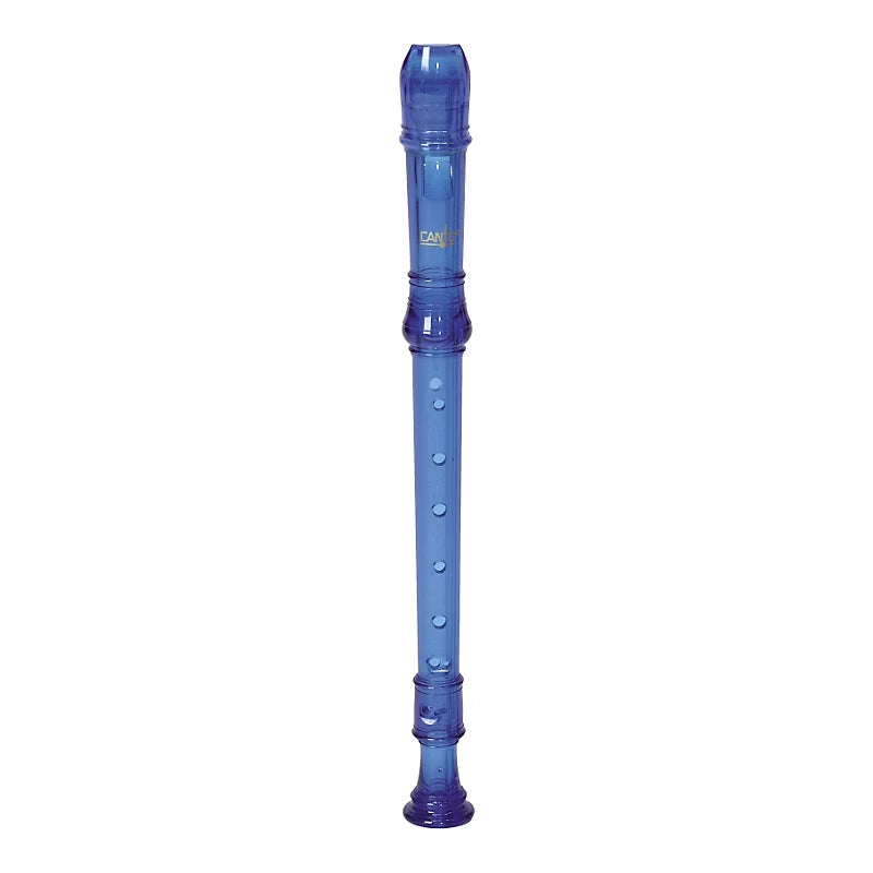 Blue children’s flute for canto soprano recorder classrooms