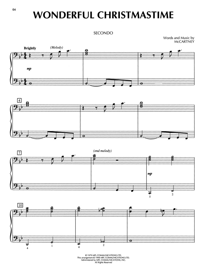 Christmas at the Piano: Duets for 1 Piano and 4 Hands