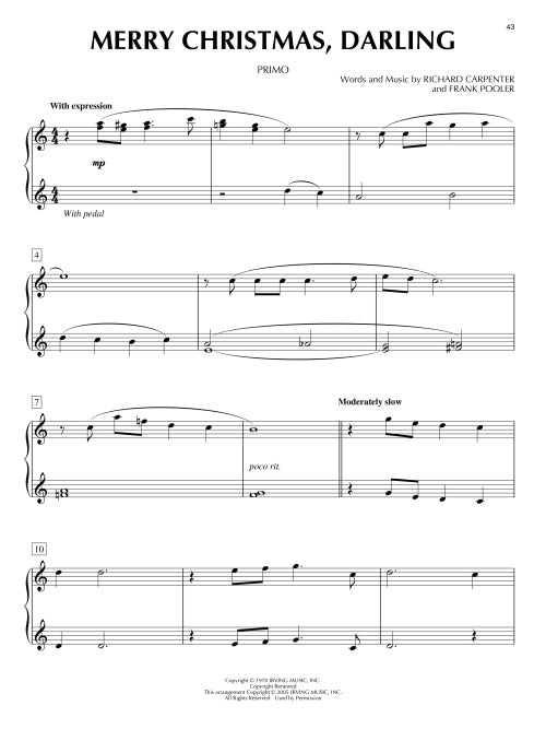 Christmas Piano Duets