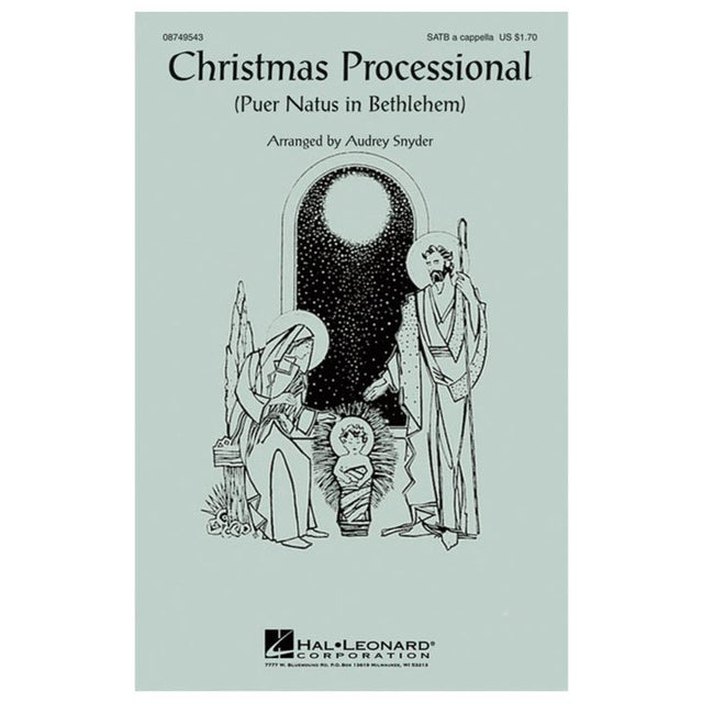 Christmas processional for choir sheet music