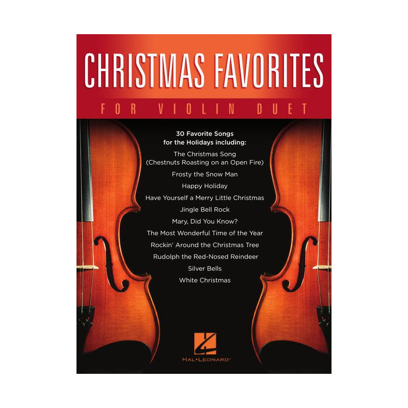 CHristmas sheet music in violin duet