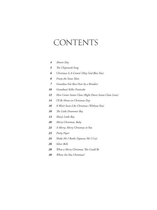 Christmas Songs with Three Chords