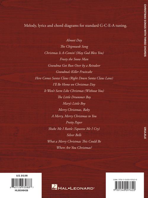 Christmas Songs with Three Chords