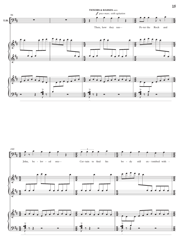 A cloud of witnesses by mack wilber sheet music sung by the tabernacle choir