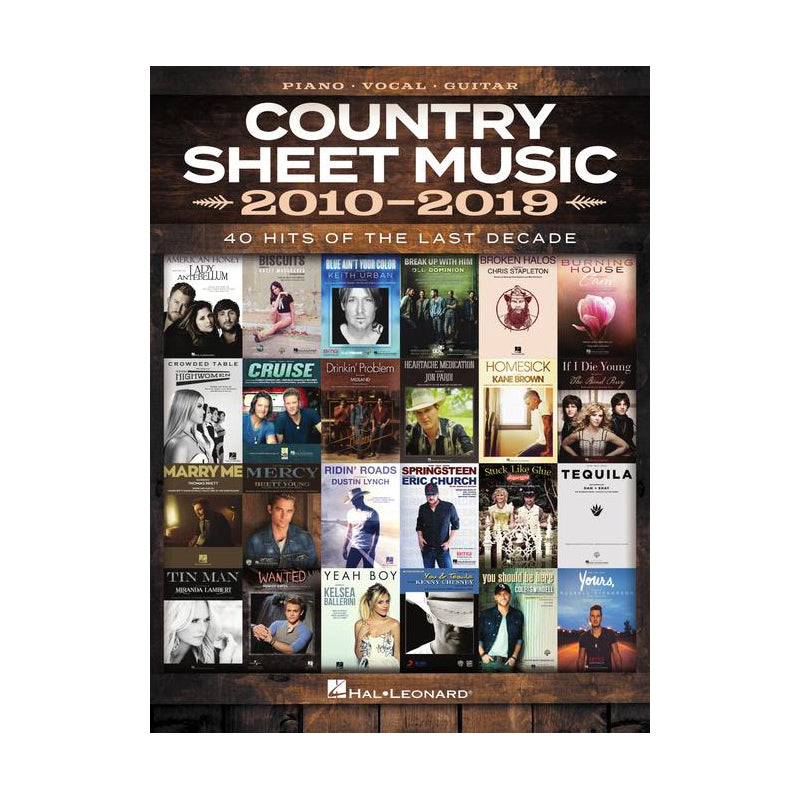 Country Sheet Music 2010-2019