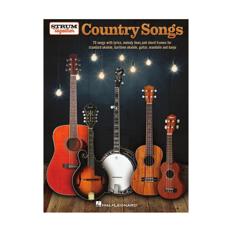 country songs for banjo, guitar, ukulele sheet music