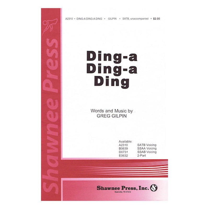 Diana ding a ding stab choir sheet music