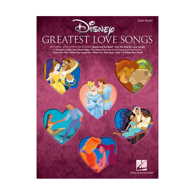 Disney love songs for easy piano sheet music