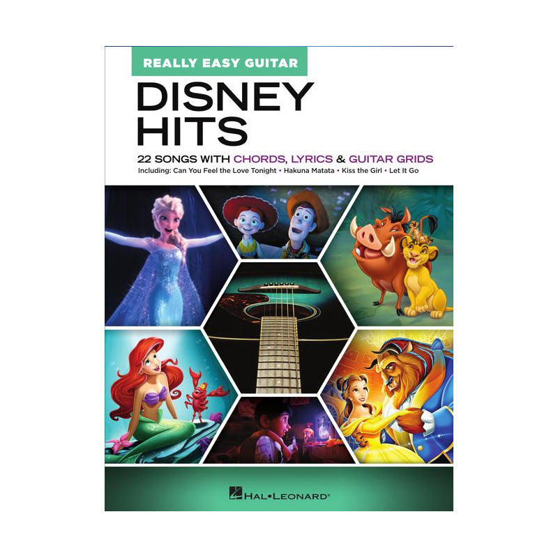 Disney hits for easy guitar sheet music