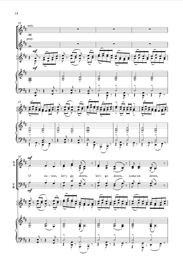 Anthologie de My Song In The Night – Cinq hymnes folkloriques américains