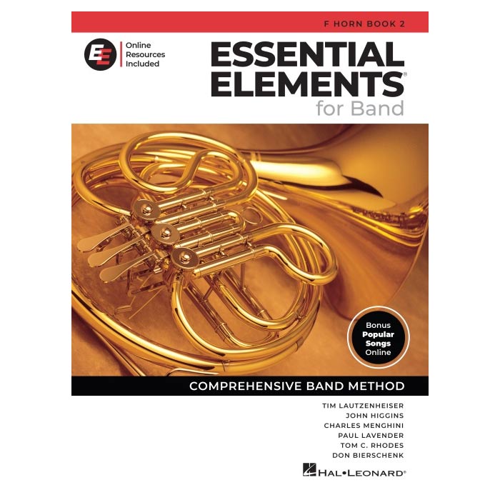 Essential Elements for Band – F Horn Book 2 with EEi