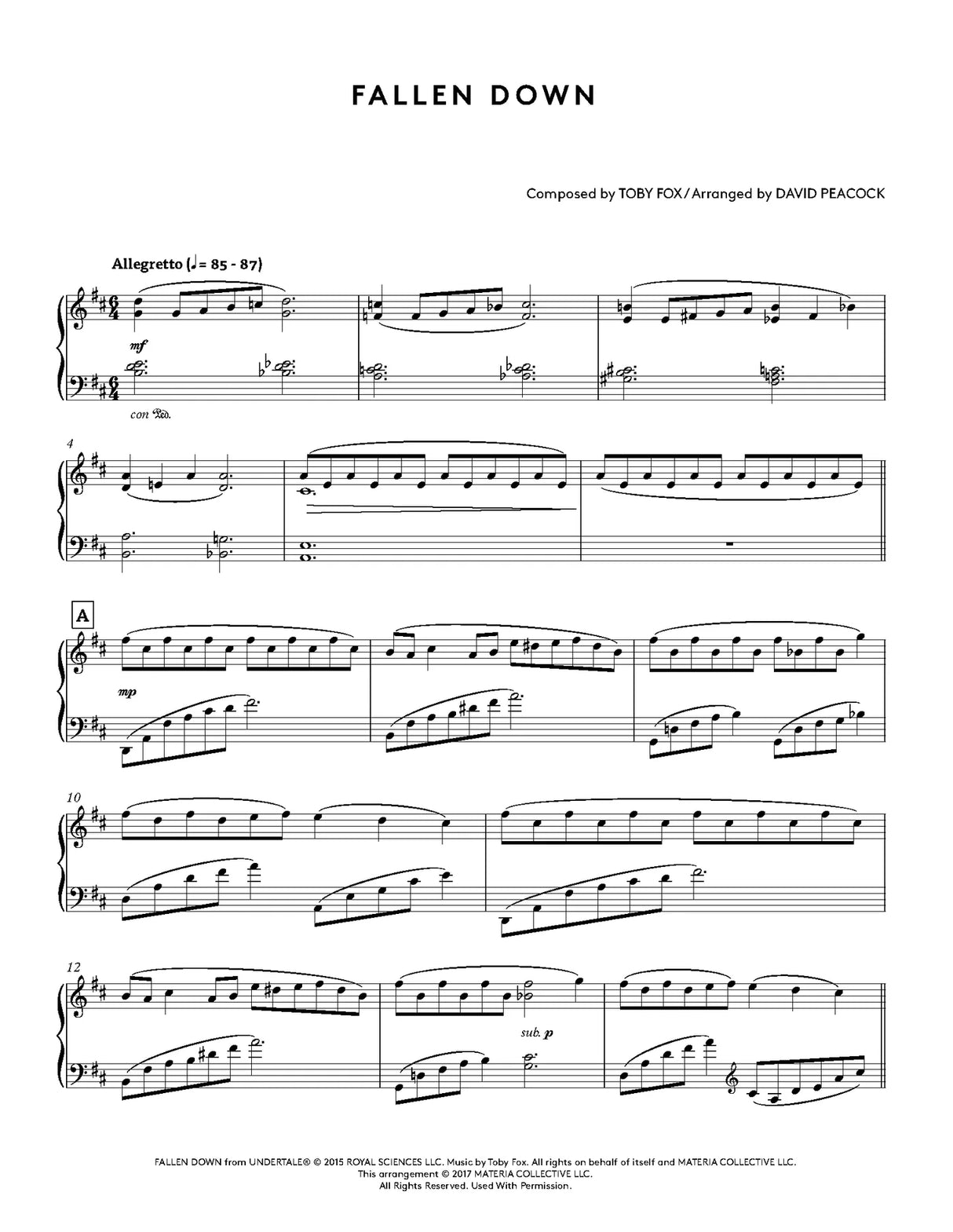 UNDERTALE Piano Collections