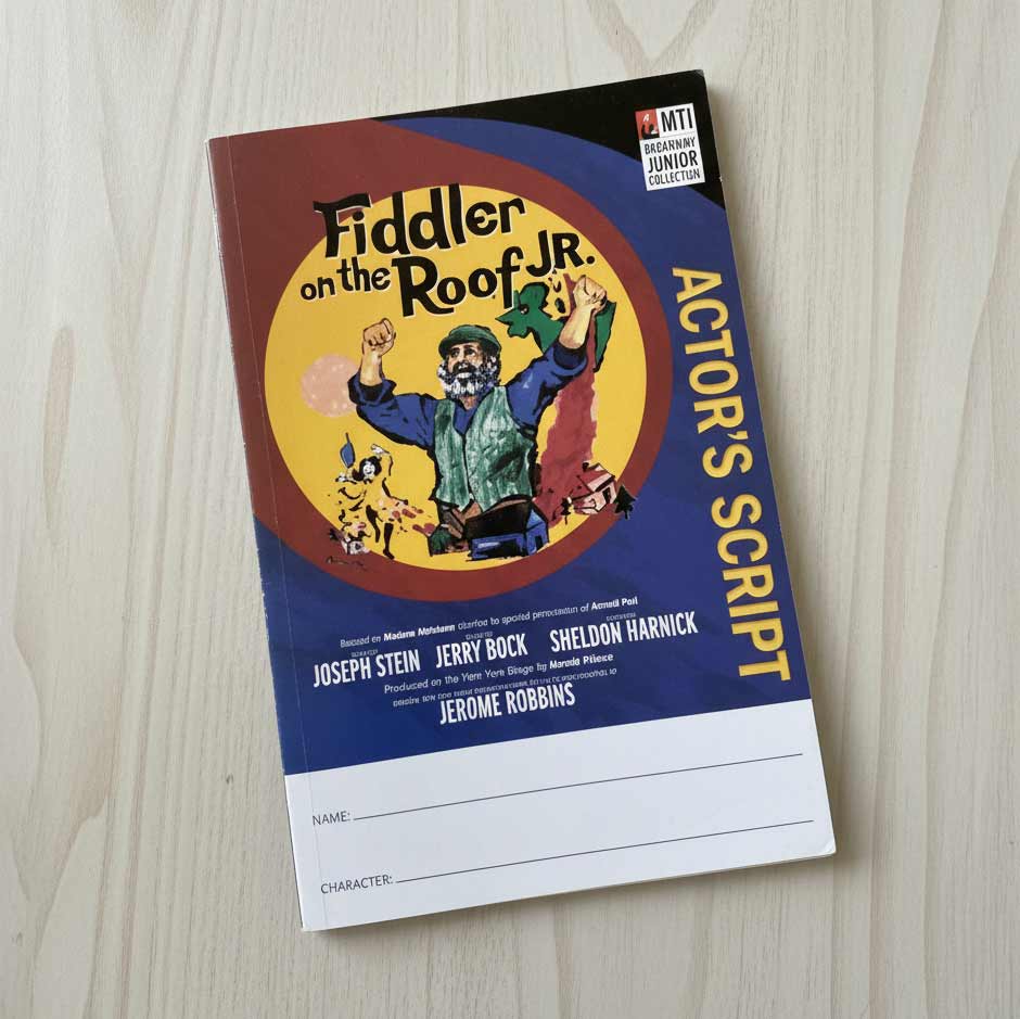 Scénario d'Aladdin Jr de Disney (pack de 10)