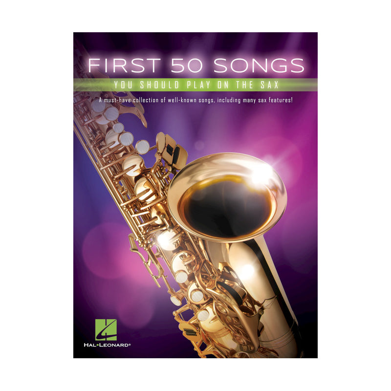 first 50 songs or easy saxsheet music