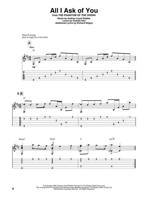 First 50 songs you should play on solo guitar sheet music book