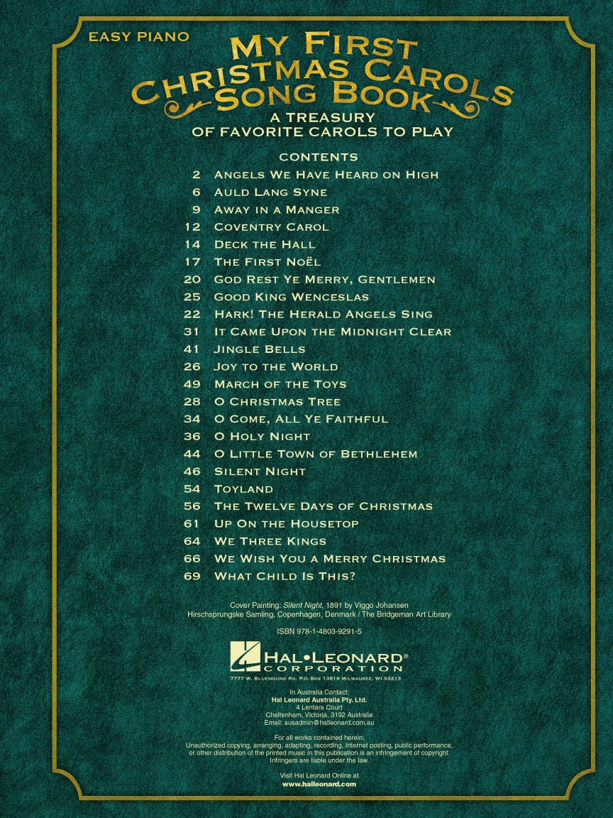 My First Christmas Carols Song Book